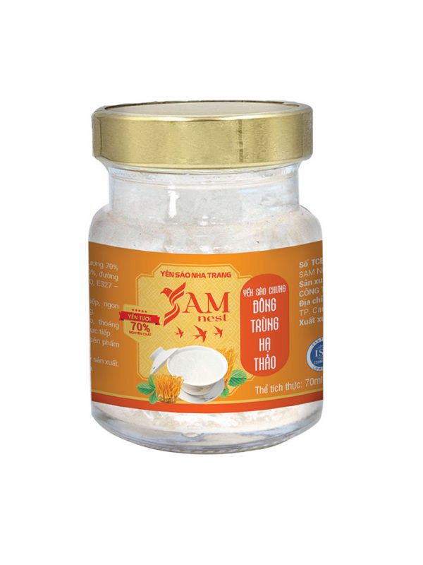 Yến Sào Chưng Đông Trùng Hạ Thảo Hũ 70ml